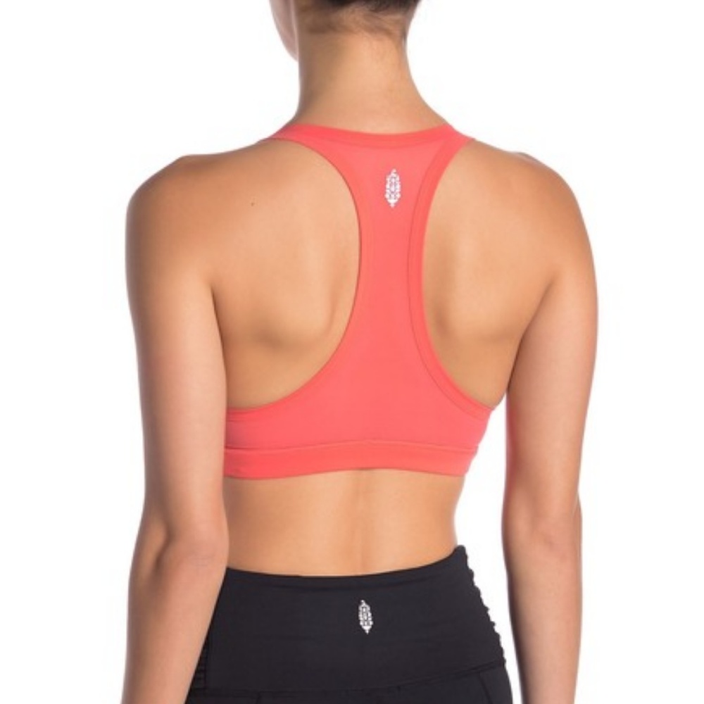 SALE!! Free People  coral sports bra XS NWT.